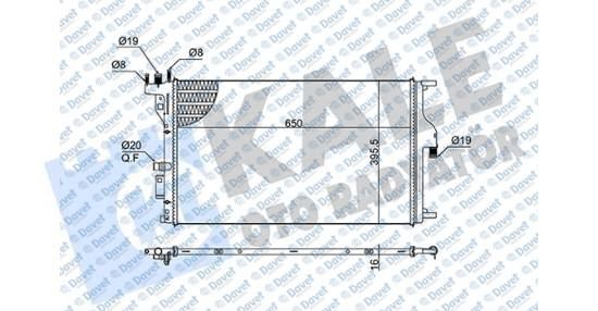 KALE 363210 Su Radyatoru Duster-Lodgy 1.5dci 12> (Mt) <Ara Sogutucu> [Brazing] [16mm]